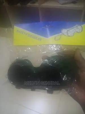 Green Safety Goggles