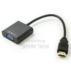 Set-Top Box Player Connected to Hdmi-Compatible to VGA Bus