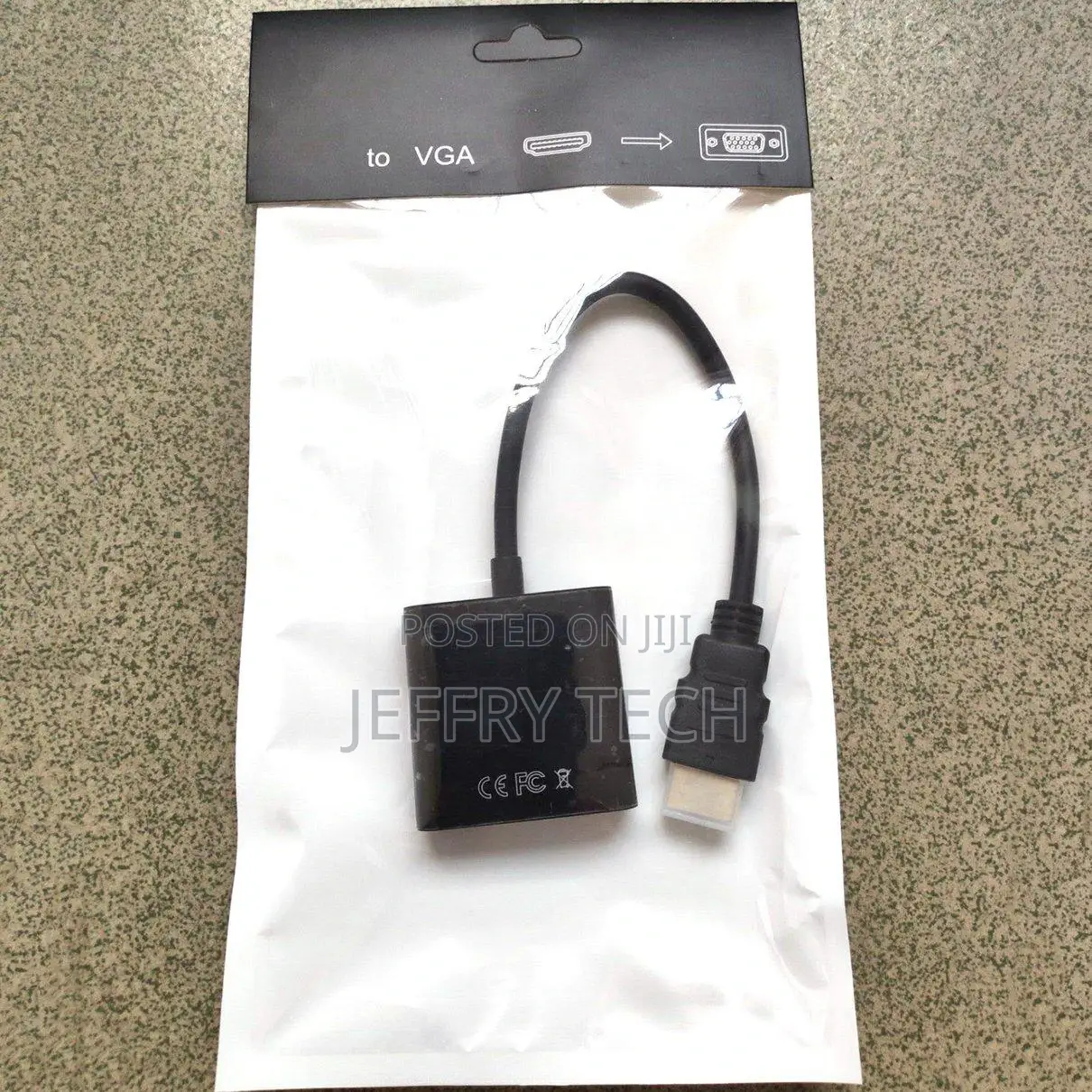 Set-Top Box Player Connected to Hdmi-Compatible to VGA Bus