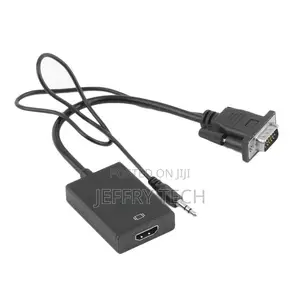 Compatible 1080P Converter VGA Audio to Hdmi-Compatible Cabl