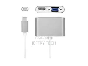 Type-C 2-In-1 Cable Type C to Hdmi Cables Vga 4K * 2K Usb 3.