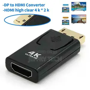 PDTO Big Displayport DP Male to HDMI Female 4K Adapter Mini