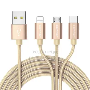 3 in 1 Type C 8pin Micro USB Cable for iPhone iPhone 8 X 7 6