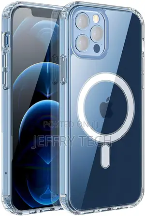 Clear Magnetic Case for iPhone 12 Pro Max Compatible With Ma