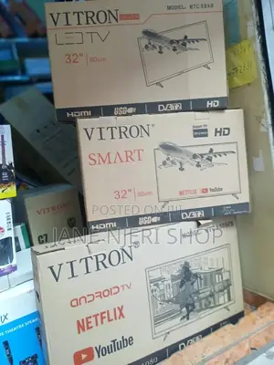 Smart 43 Inches Vitron Android  Tv Frameless