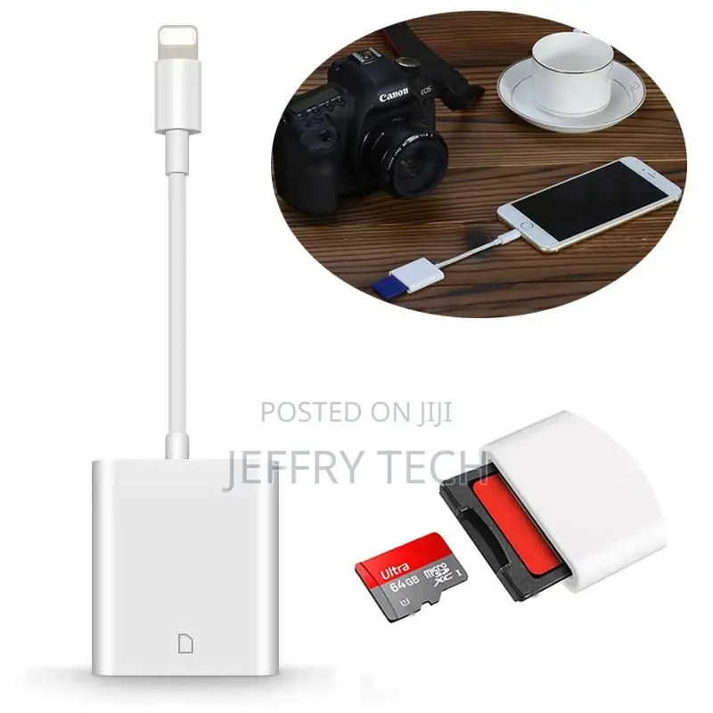 Lightning to SD Card Camera Memory Reader Adapter for iPhone