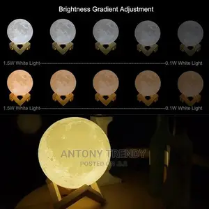 4D Magical Moon LED Lights Moonlight Desk Lamp USB.