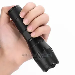 LED Rechargeable Flashlight XML T6 Bright Led Light.
