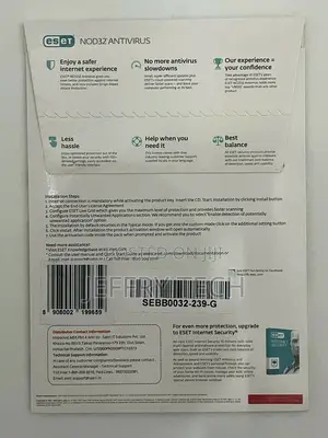 ESET NOD 32 Antivirus 2022 1 Year 1 PC Guaranteed