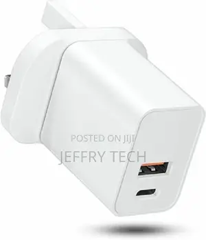 USB-C Q3 Fast PD Charging / USB-C UK Plug for Apple iPhone 1