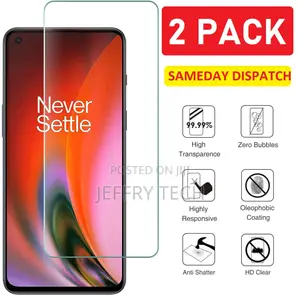 (2 Pack) Tempered Glass for Oneplus Nord 2 5G Screen Protect