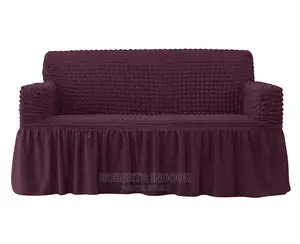 Plum Red Turkish Elastic Sofa Cover