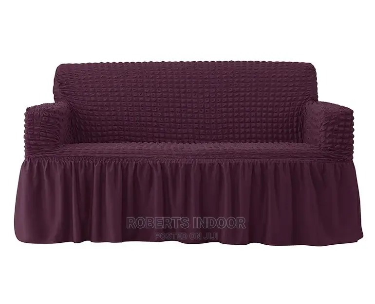 Plum Red Turkish Elastic Sofa Cover