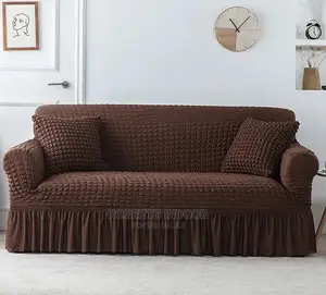 Brown Turkish Elastic Sofa Cover