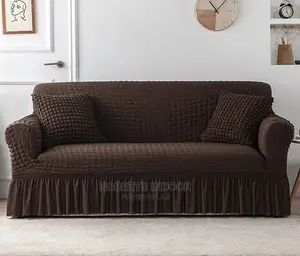 Brown Turkish Elastic Sofa Cover
