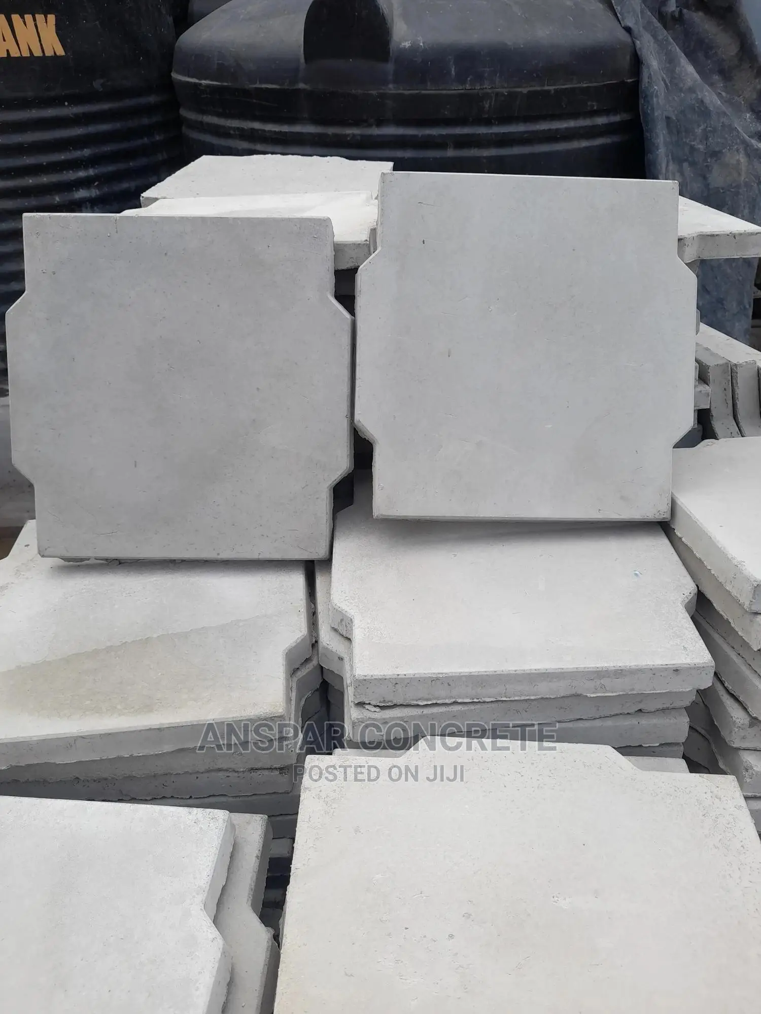 Concrete Interlocking Tiles