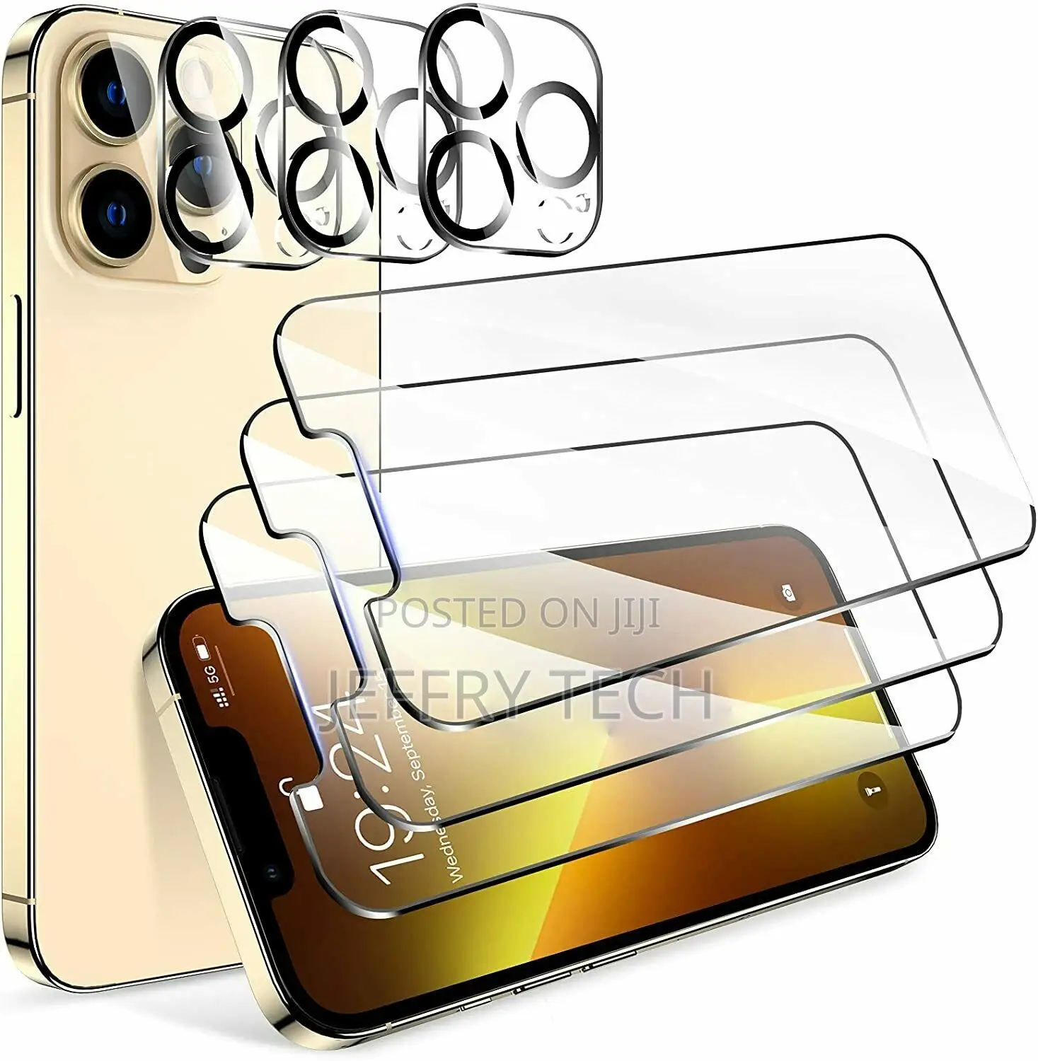 Apple iPhone 13 Pro Max Tempered Glass Screen Protector Ca