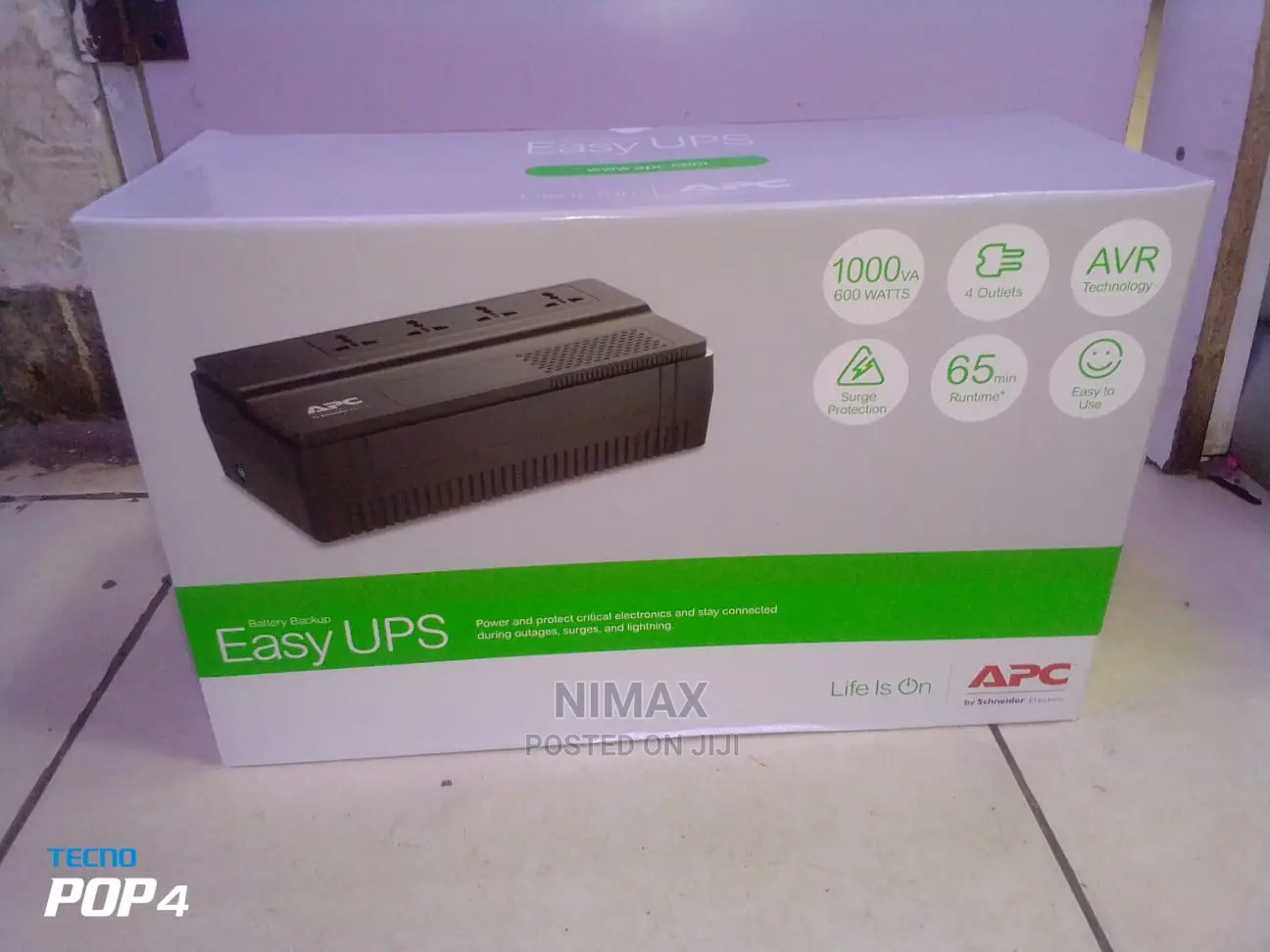 APC Ups 1000 VA/ Watts