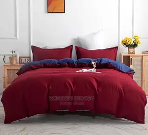 Maroon Elegant Duvet Cover