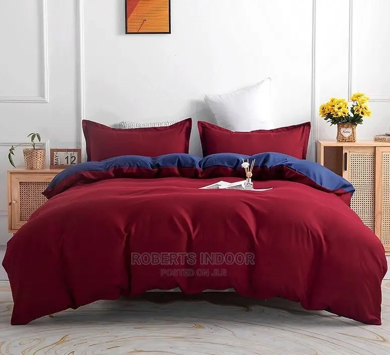 Maroon Elegant Duvet Cover