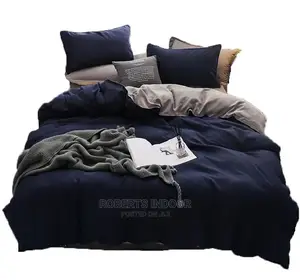 Navy Blue Elegant Duvet Cover