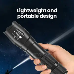 Portable Daylightt6 Flashlight White Light Zoomable Hunting.