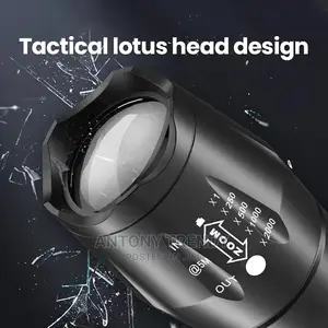 XML T6 Warm Flash Waterproof LED Torch for Camping Lantern.