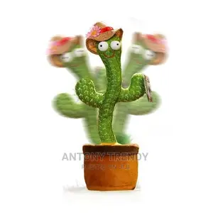 Talking Cactus Toy It Repeats What You Say Plush Toys .