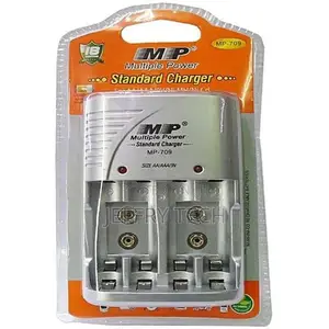 MP Microphone Charger for AA, AAA and 9V Batteries