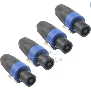 4 Pole Speakon Plug Male Speaker Cable Connectors 4 Pcs