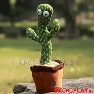 Dancing Cactus Twisting Singing Talking Music Toy