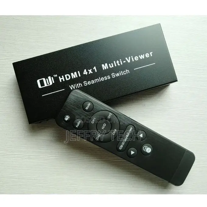 4x1 Hdmi-Compatible Multiviewer 1080p Quad Screen Real Time