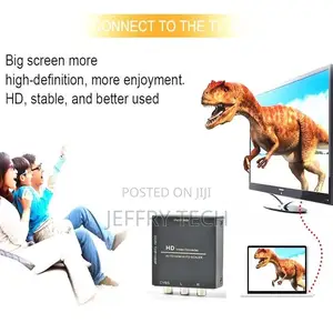 AV (RCA) to Hdmi-Compatible Audio Video Converter,