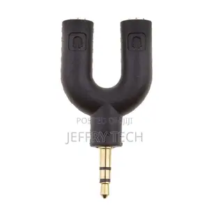 35mm Stereo Audio Jack Headphone 2 Way Y Splitter Adapter