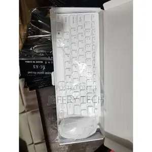 Wireless Keyboard and Mouse Combo White