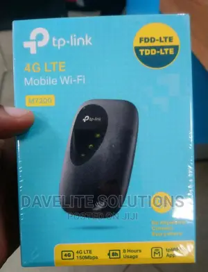 Tp-Link M7200 4G LTE Mifi -Portable Safaricom, Airtel,Telkom