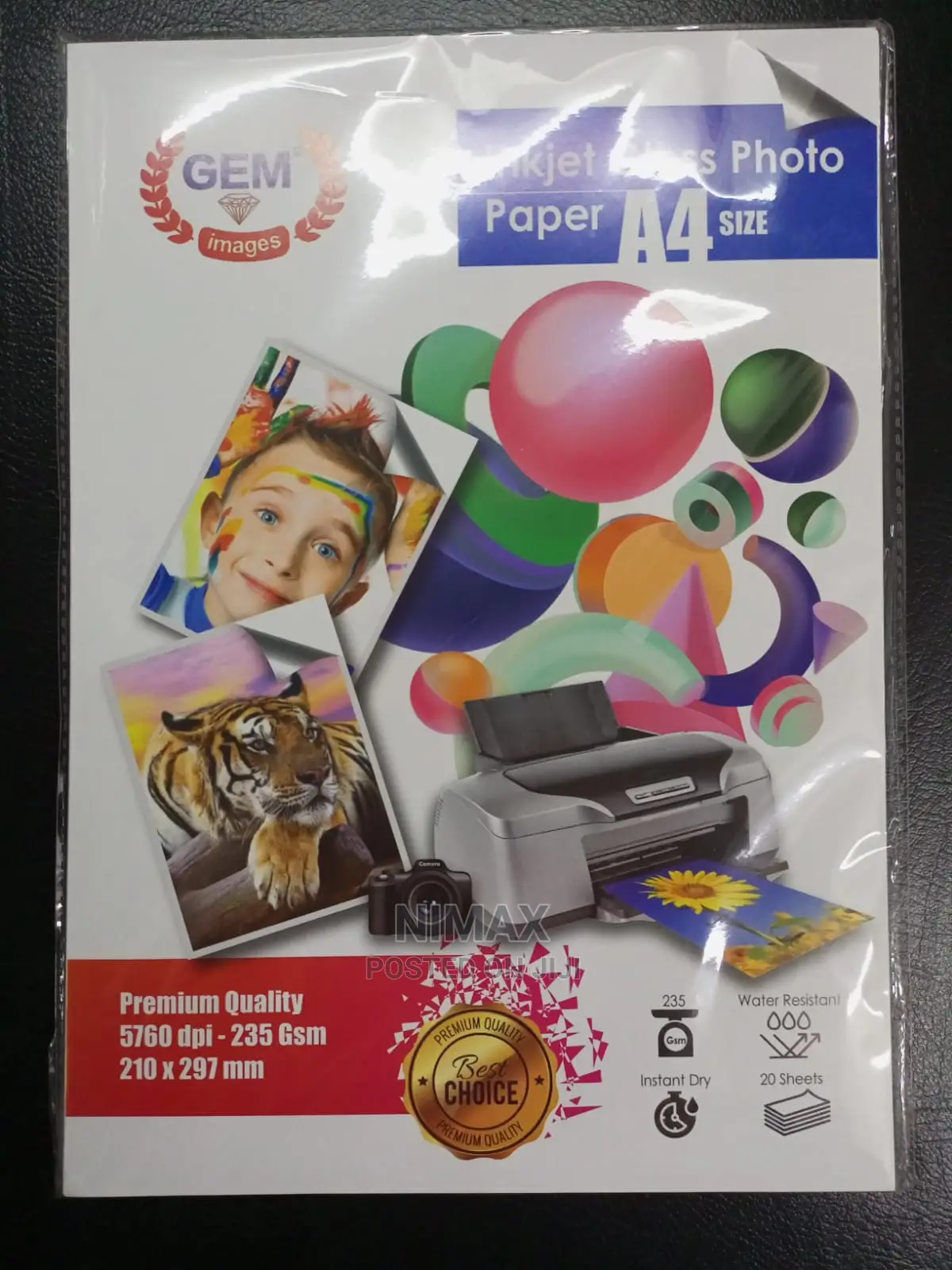 Inkjet Gloss Photo A4 Size