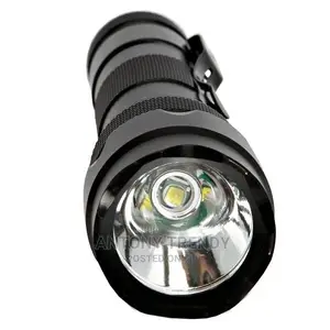 New Water Resistant Flashlight XMLT6 LED Torch For Hiking.