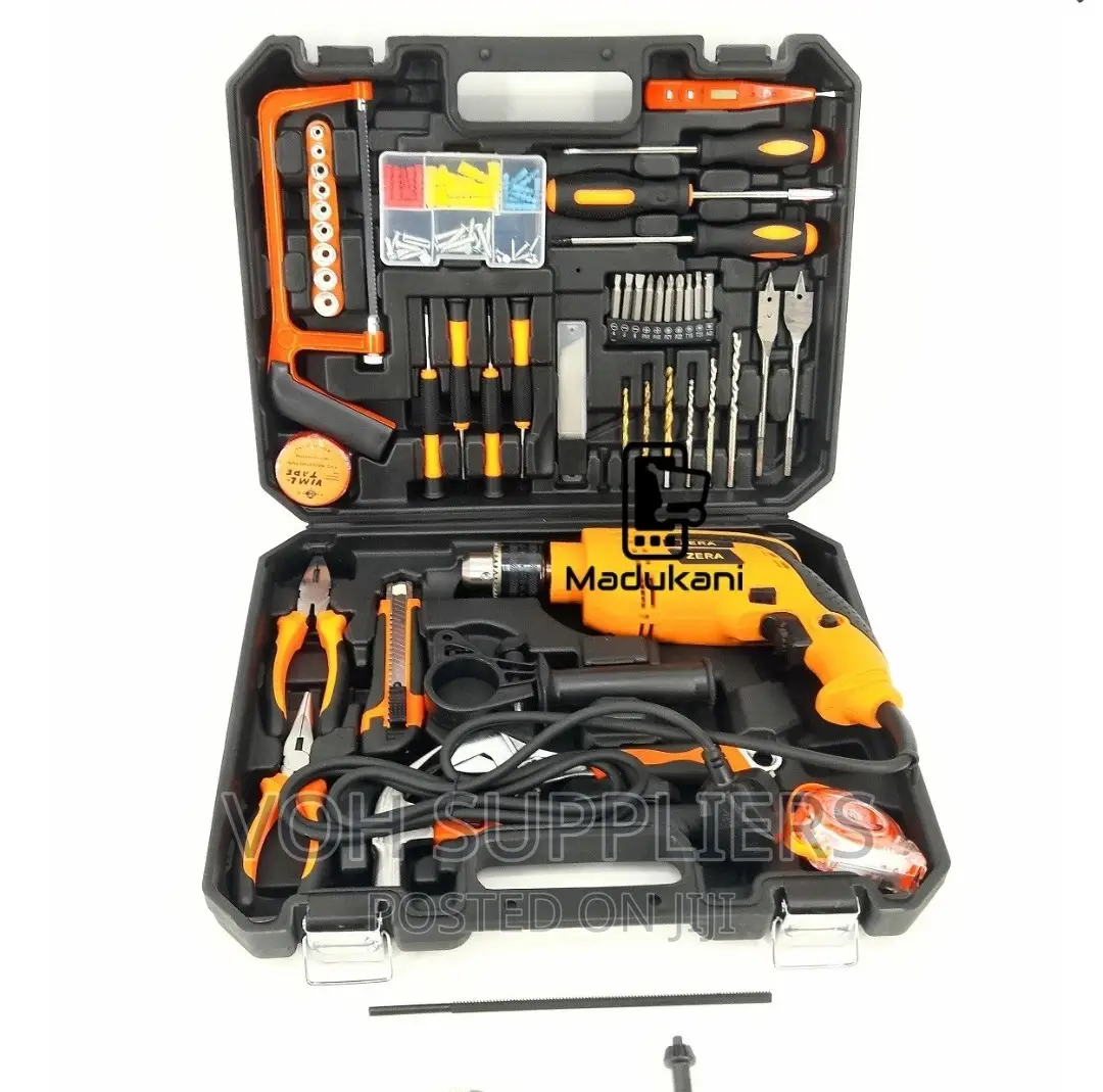 ZERA 58PCS Tool Kit With Powerful Electric Impact Drill