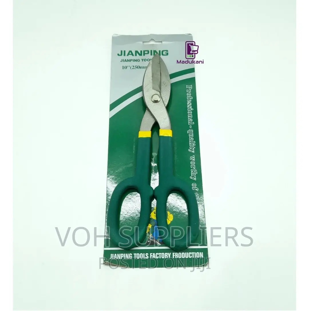 10 Inch 250mm Straight Pattern Tin Snips Metal Wire Cutter
