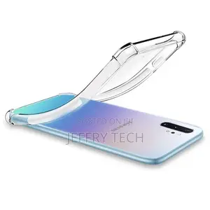 Galaxy Note 10+ Case, Clear Soft Gel TPU Reinforced Corners
