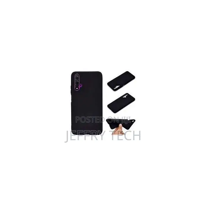 Case for HUAWEI NOVA 5T Silicone Black