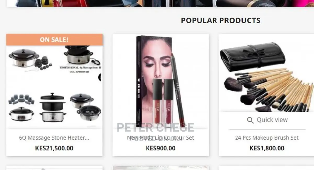 Ecommerce Website With Mpesa, VISA Mastercard Integration