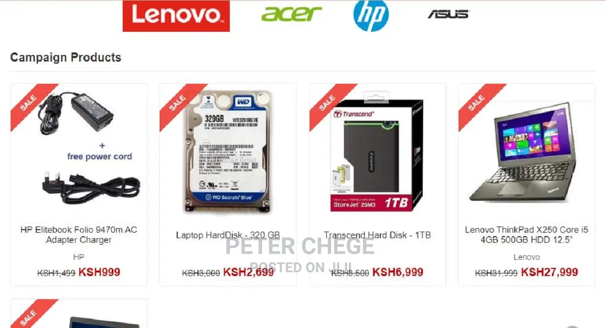 Ecommerce Website With Mpesa, VISA Mastercard Integration
