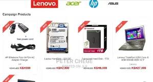 Ecommerce Website With Mpesa, VISA Mastercard Integration
