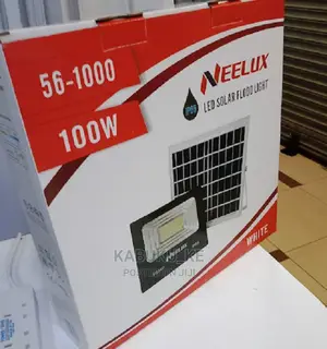 Solar Floodlight Black 100W