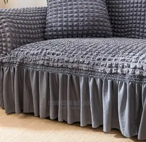 Dark Grey Turkish Elastic Sofa Cover