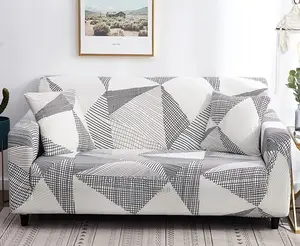 Black White 7 Seater Sofa Cover
