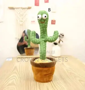 Singing Dancing Cactus Plush Toys for Home, Gift for Kids An