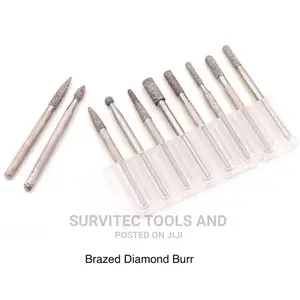 Brazed Diamond Burr Bits